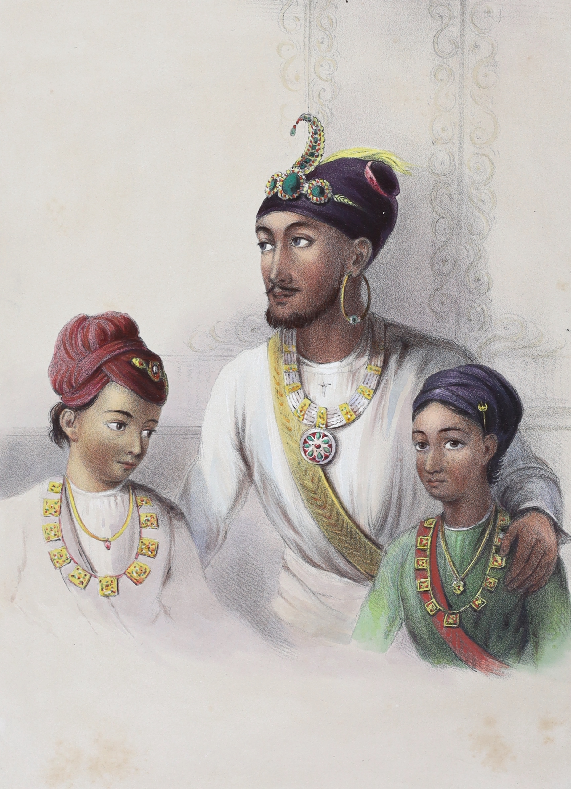 Emily Eden (1797-1869) - PORTRAITS OF THE PRINCES & PEOPLE OF INDIA.